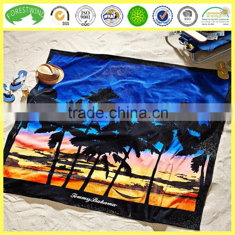 Promotional/Wholesaler Custom Printed Beach Towel Nike