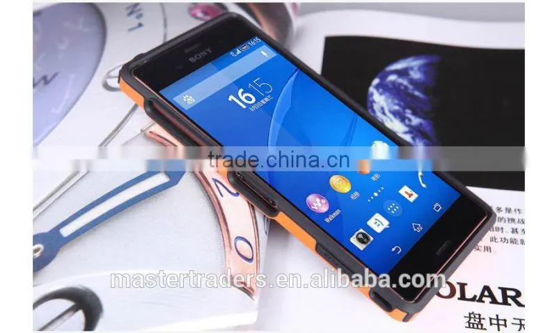 NILLKIN Armor Border series ultra thin and light TPU + PC bumper frame for Sony Xperia Z3 L55 MT-2744