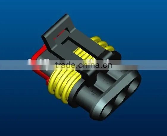 TE 282087-1 3pin equivalent part automotive automobile housing waterproof connector