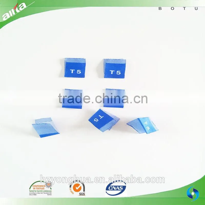 Wholesale care tags for garments, satin care tags and white luxury care tags for apparel