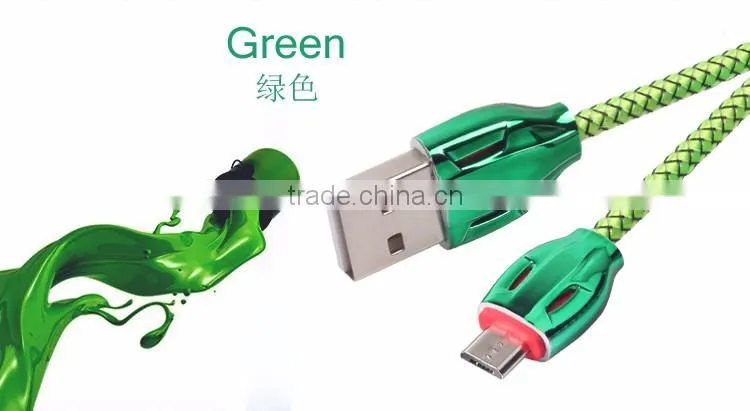 High Quality 1M Snake Series USB Cable Data Sync Charge USB Cable For Samsung Androiod for iphone