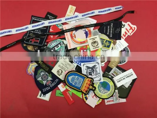 Factory design custom high quality woven patch embroidered patches