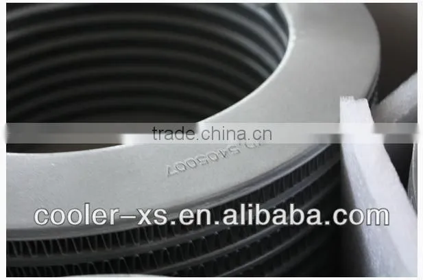 aluminum bar-plate round air cooler / CAC for compressor, centrifugal