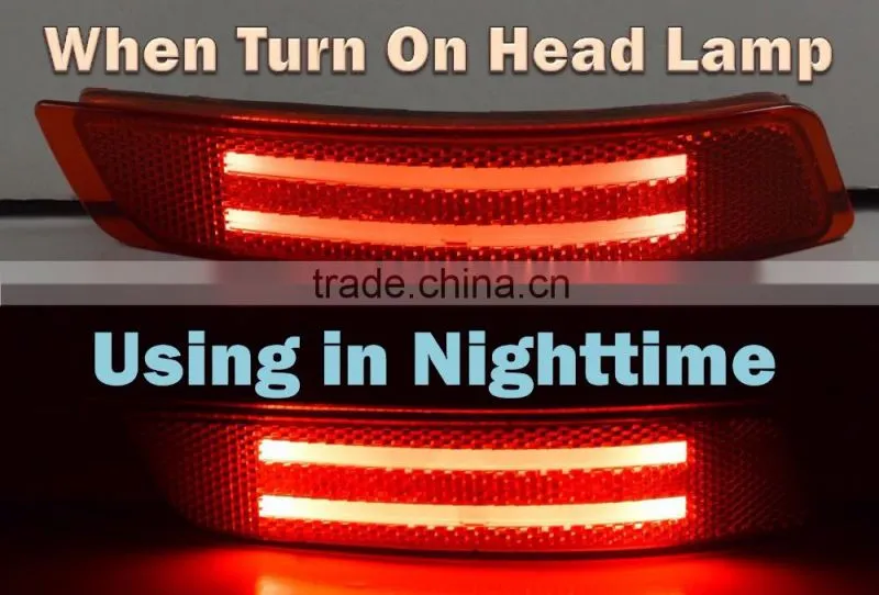 Car Body Parts For LEXUS ES300 ES350 LED LIGHT Guide REAR BUMPER LIGHT