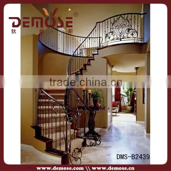 modern design Iron Balcony Railings Designs/indoor wrought iron balcony railing