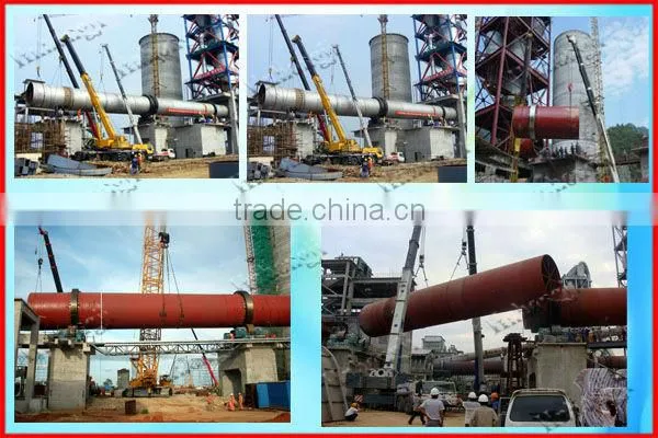 High efficient durable calcined bauxite rotary kiln with ISO CE approved