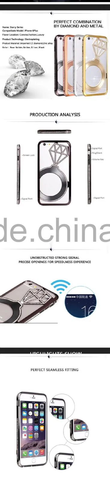 Best Quality Metal Phone Case for iPhone 6