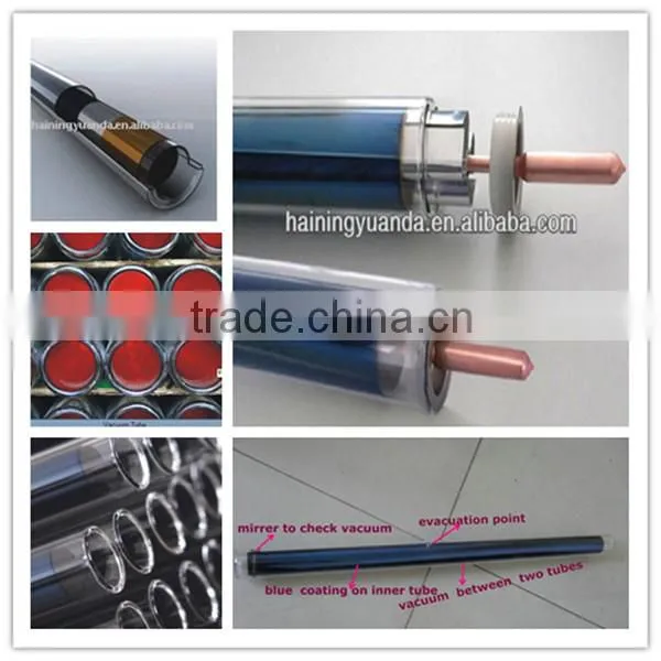 China Manufacturer New Products Three Target Solar Heat Pipe Tube