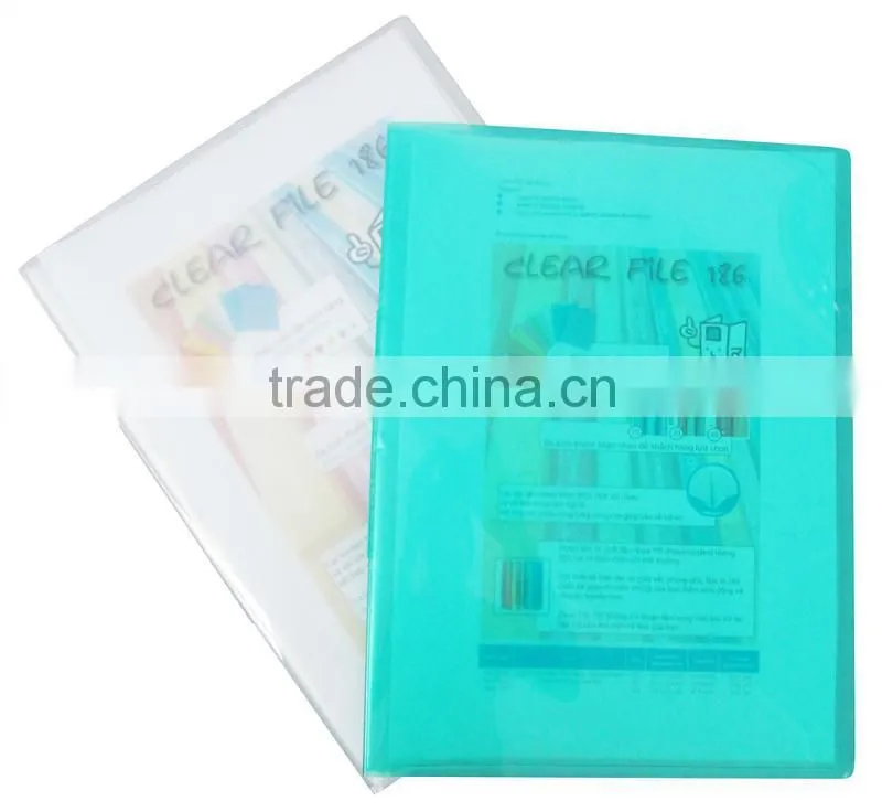 PP Display Book 186GSV - Convenient and Colorful Clear File with Transparent Cover