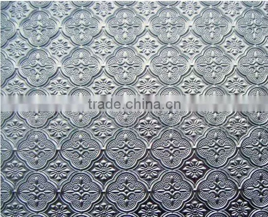 4-6mm Pattern Glass/clear pattern glass/doors decorative glass/window building glass