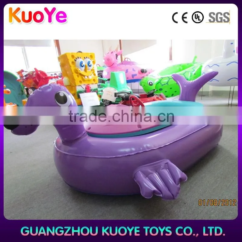 inflatable swan with timer and music player eletric bumper boat