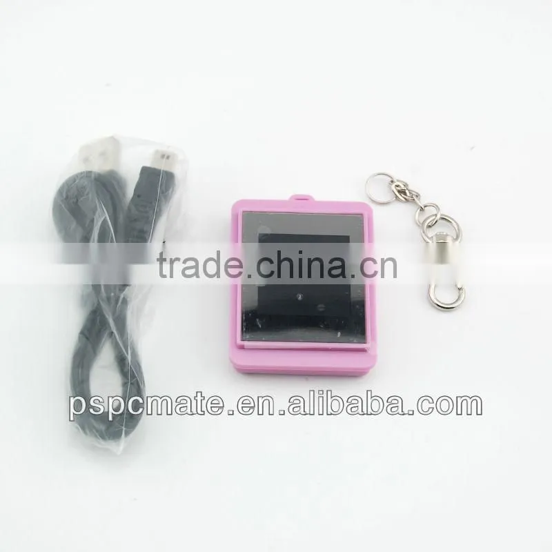Pink color mini digital photo frame keyring