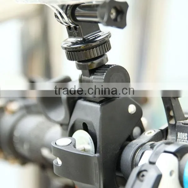 180degree Rotate Best Bike Bicycle Scooter Motorcycle Golf Stroller Handlebar Clamp Mount Holder for Gopro SJ4000 Sport Camera
