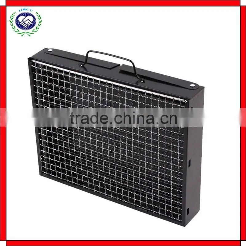Stainless Steel Mini Charcoal Rotisserie BBQ Grill For Party