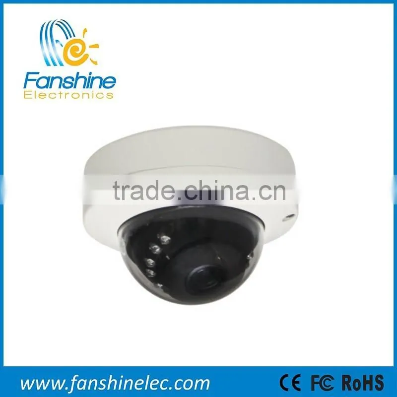 Fanshine 1/3'' Vandalproof Mini Size Dome IP Network Camera WDR
