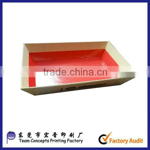 CMYK printing cardboard packaging tray