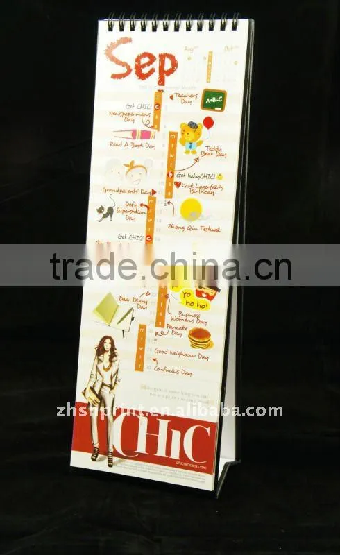Custom Colorful printing table calendar