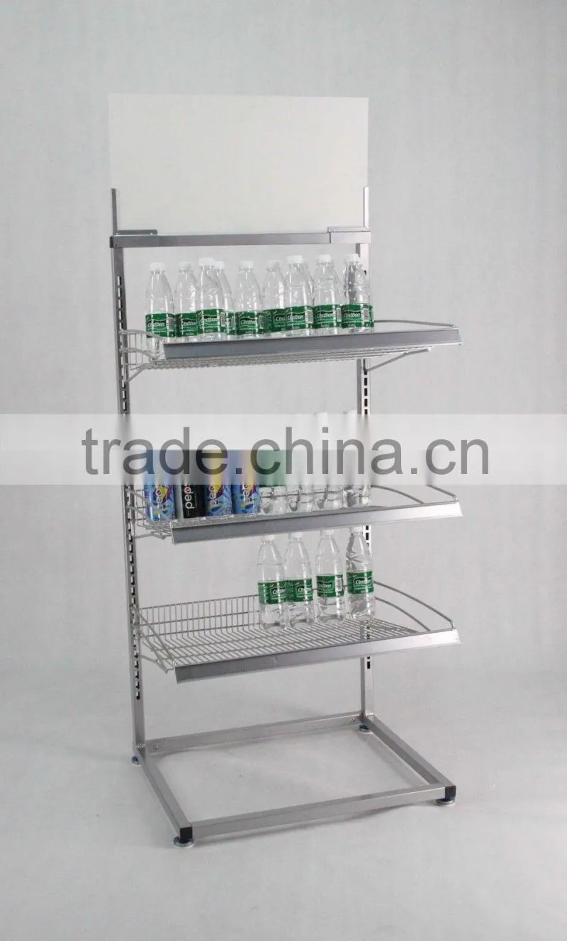 Metal 5 gallon Water Bottle storage Rack for Supermarket Water Bottle Rack