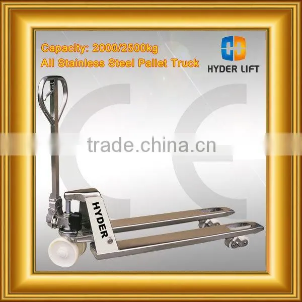 All stainless steel pallet trucks trailers for boats used in