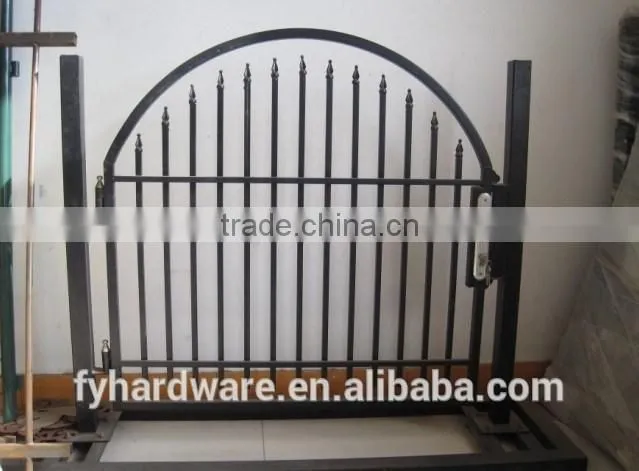 powder coated metal garden gate with low price