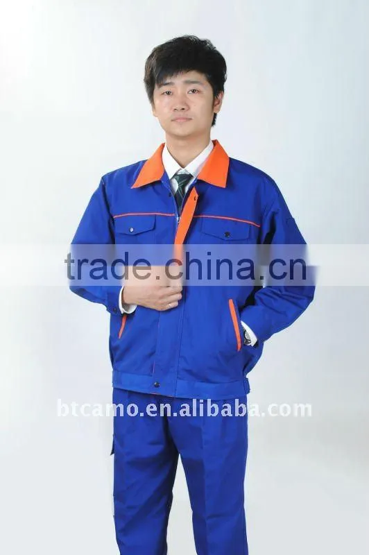 100% cotton men's autumn workwear uniform