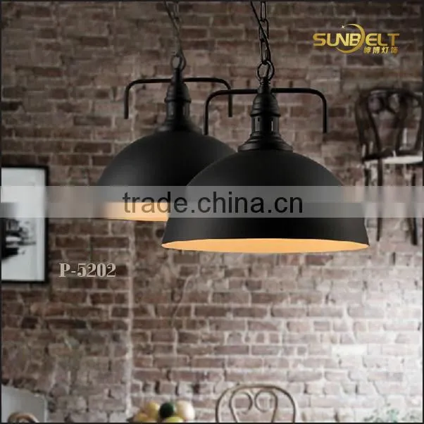 P-5202 Sunbelt Black American industrial single head hanging light restoring ancient ways