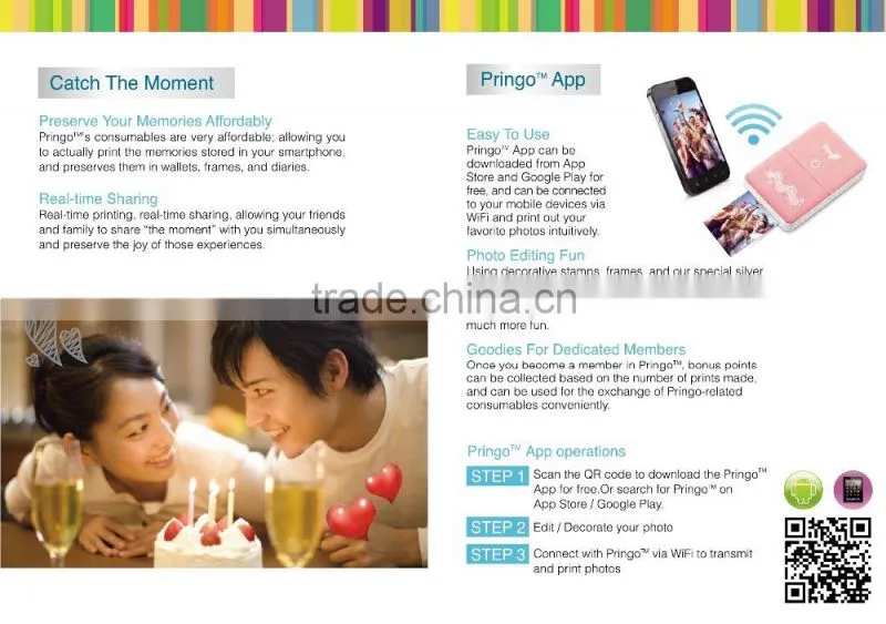 Mobile Mini Picture Printing Android IOS Supported Photo Thermal HiTi P231 Pringo Printers
