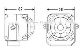 ES-206 Alarm Siren,DC 12V,24V,WITH CE & ROHS