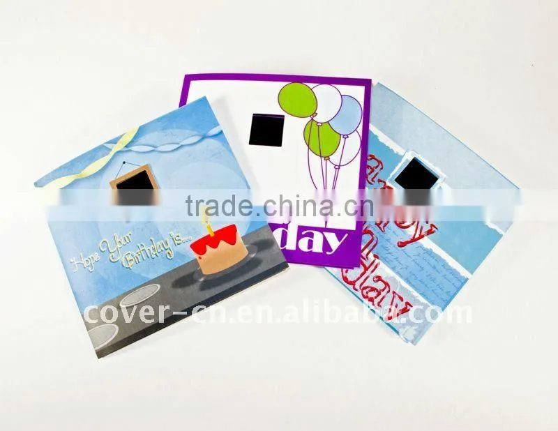 video greeting gifts booklet for advertiser /LCD booklet