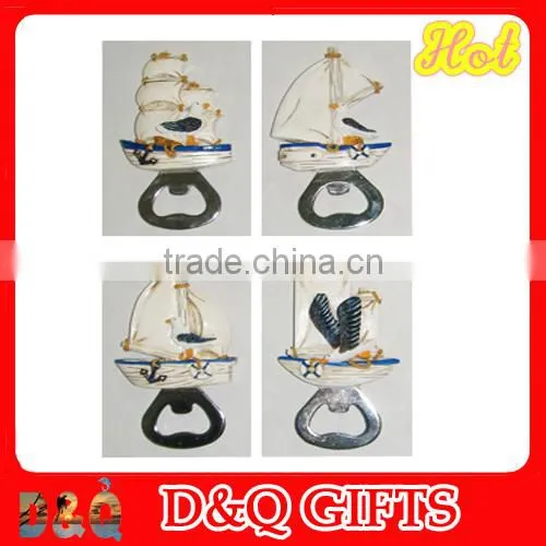 3D Marine souvenir polyresin Bottle Opener