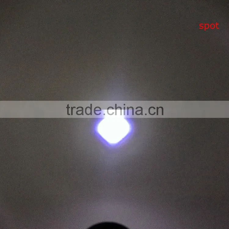 1W powerful led zoom in-out warning flashlight power by 3AAA batteries