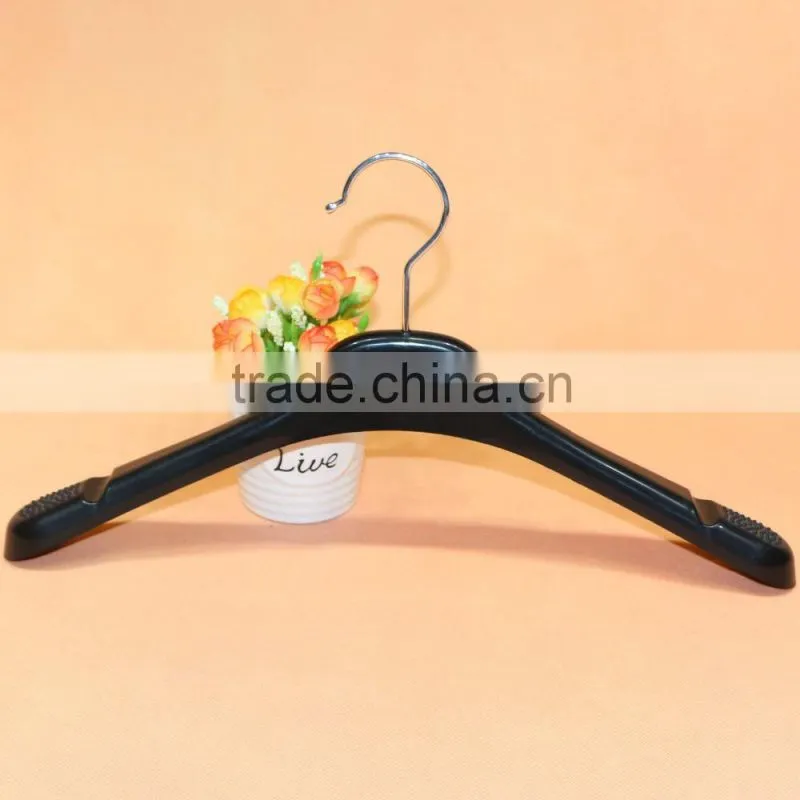 Factory price plastic display hanger for man with anti slip