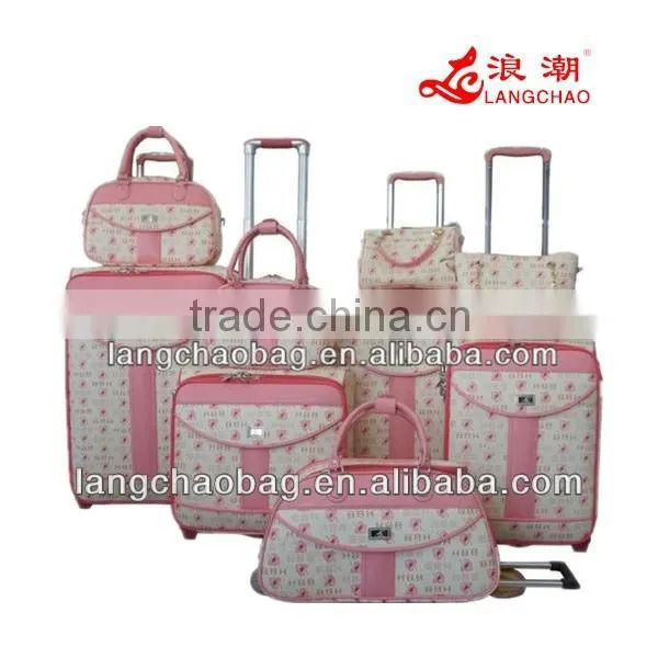 airport baggage trolley duffle bag for lady