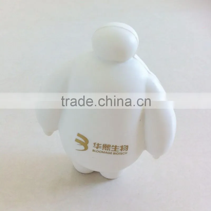 white Baymax pu foam toys
