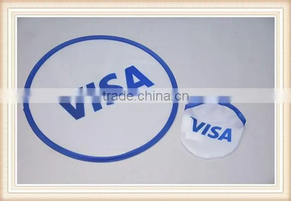Promotional foldup foldable frisbee