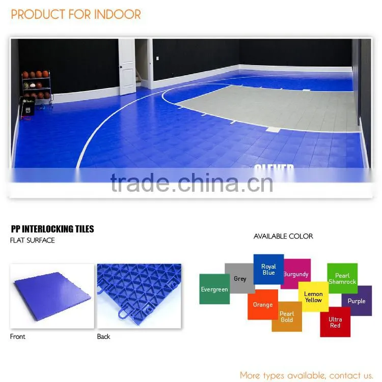 Interlocking Removable Sport Floor Tiles