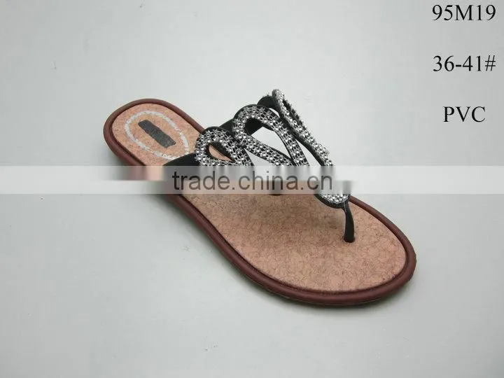 cheap and functional pvc foam shoe with brown sole
