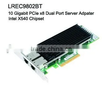 PCI Express x8 Dual RJ45 Port 10Gbps Network Lan Card NIC