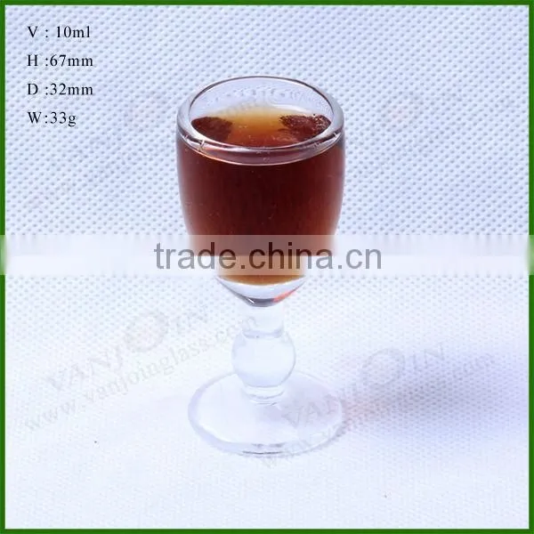 10ML Clear Glass Goblet