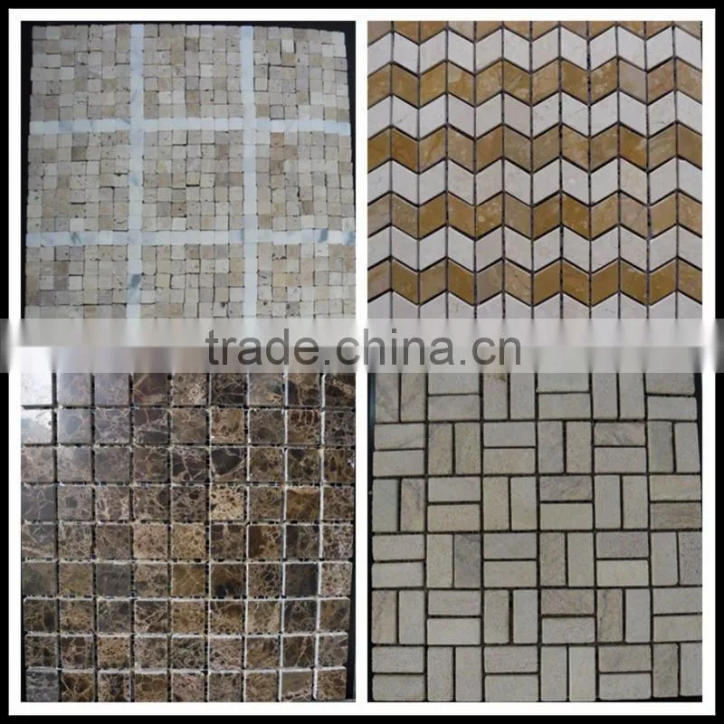 red rose mosaic patterns