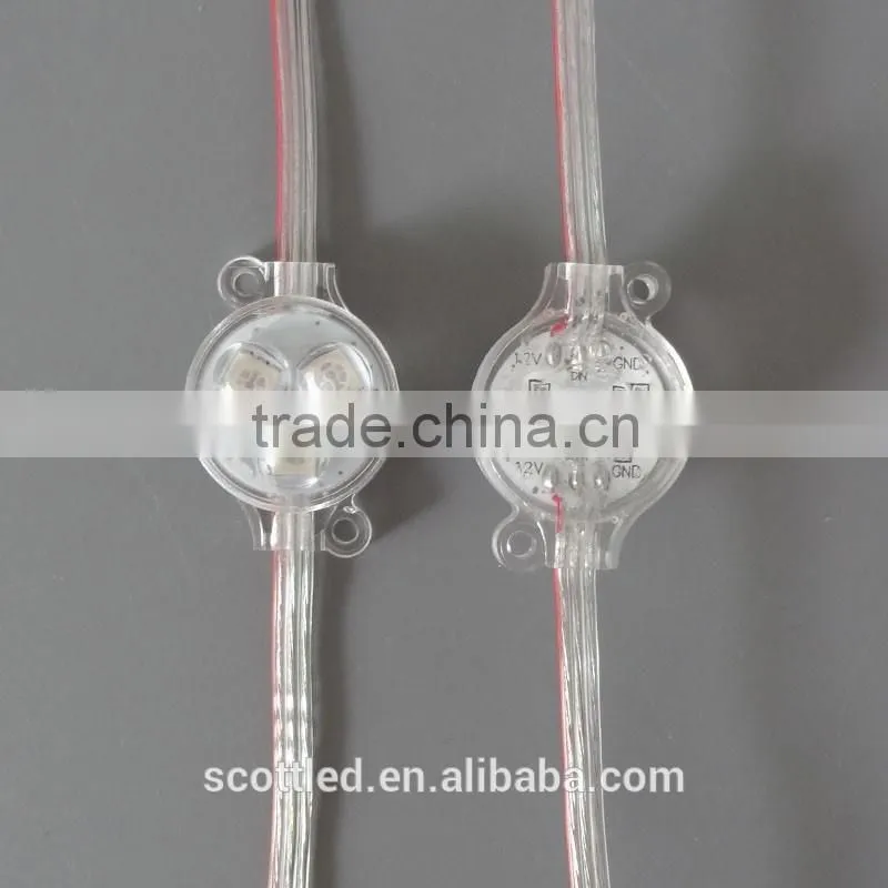 led 30mm mikly cover ws2811 ic led point light source smart controller disco Led Effect Light led dot light for advertising