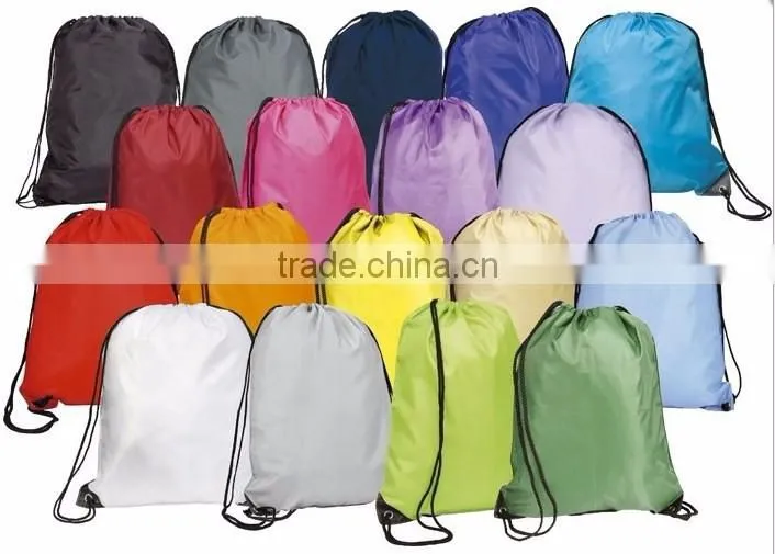 Design your own ustom drawstring bag polyester storage bag