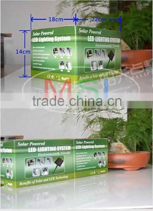 Solar lighting system Lithium battery+ 28LED floodlight+2W solar panel
