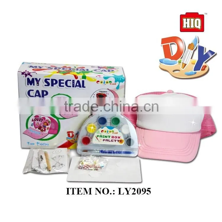 Hot sale DIY painting cap, children educational drawing toys