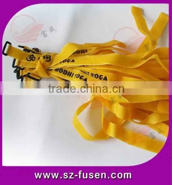 Adjustable magic tape cable strap with buckle
