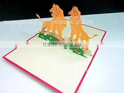 New Wedding (heat gate) greeting pop up card