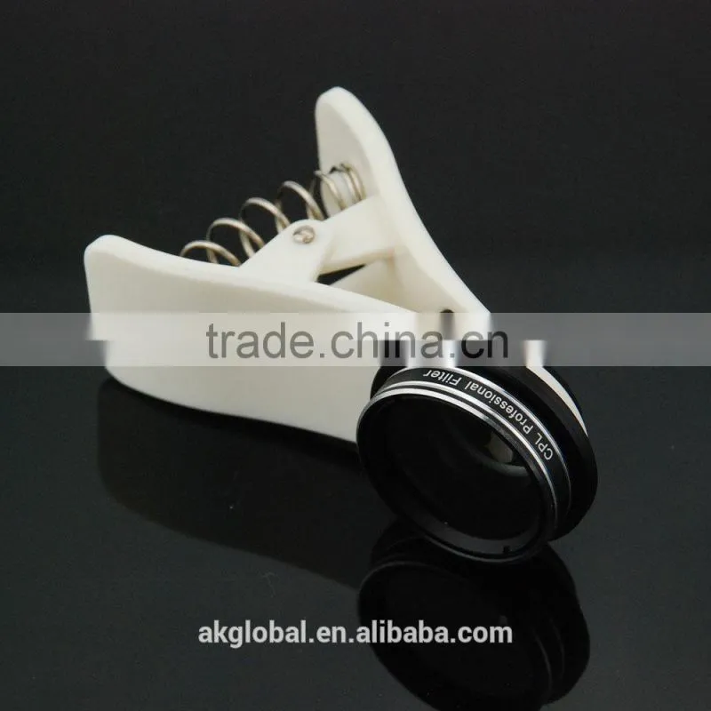 Fashion Clip Polariscope Lens Universal CPL Professional Filter HD Photo Camera for All Cellphone