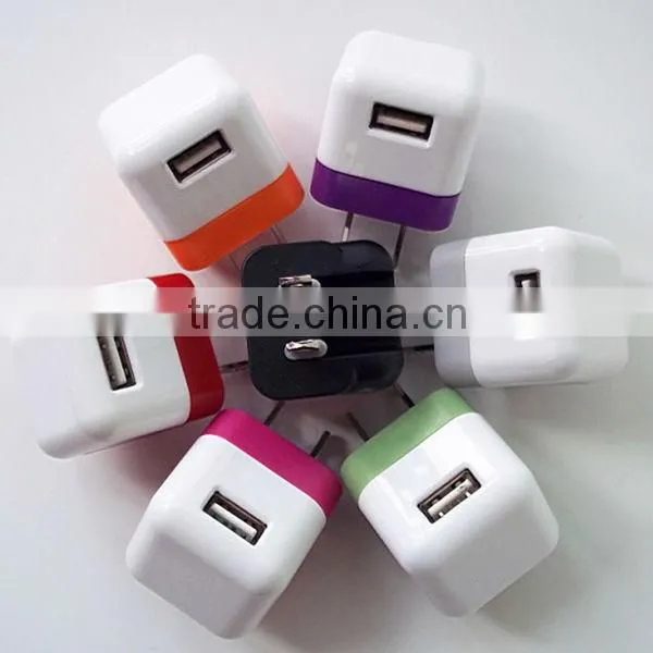 2014 Fashion Color Good Quality Wall Charger For Iphone Wall Charger