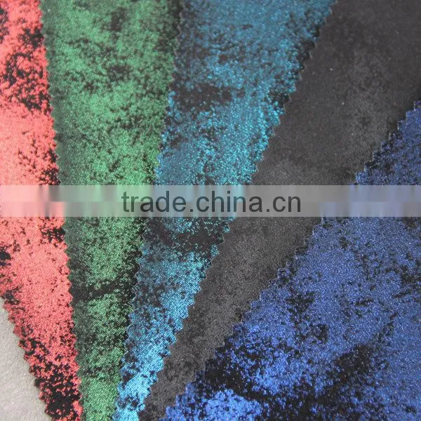 shiny pu synthetic leather raw material for shoe making stocklot from China manufacturer