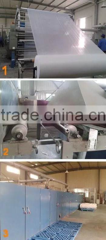 Silicone oil PA double dot nonwoven thermal bonded interlining fabric